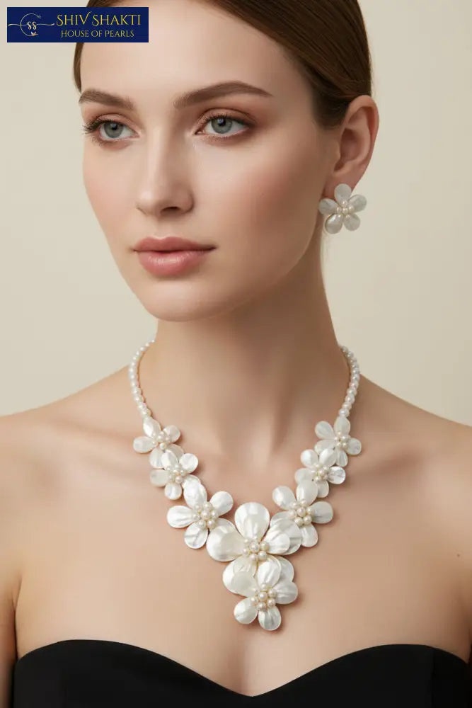 Shiv Shakti Pearls - Pearl Oyster Necklace