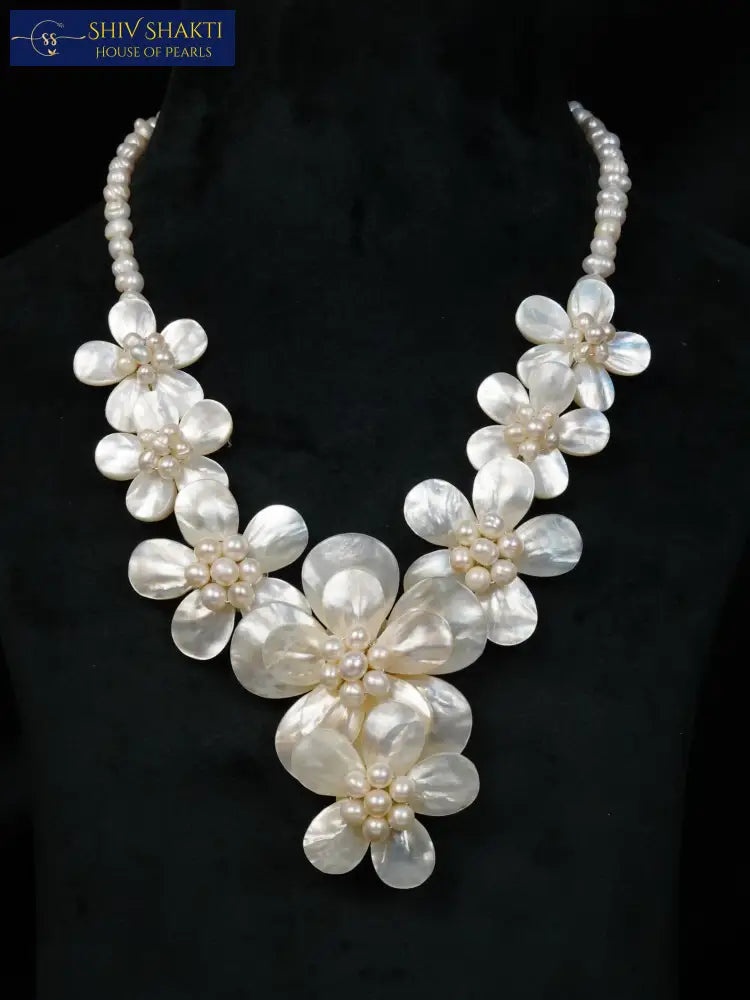 Shiv Shakti Pearls - Pearl Oyster Necklace