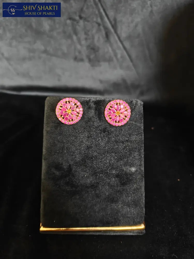 Pearl Ruby Brooch set