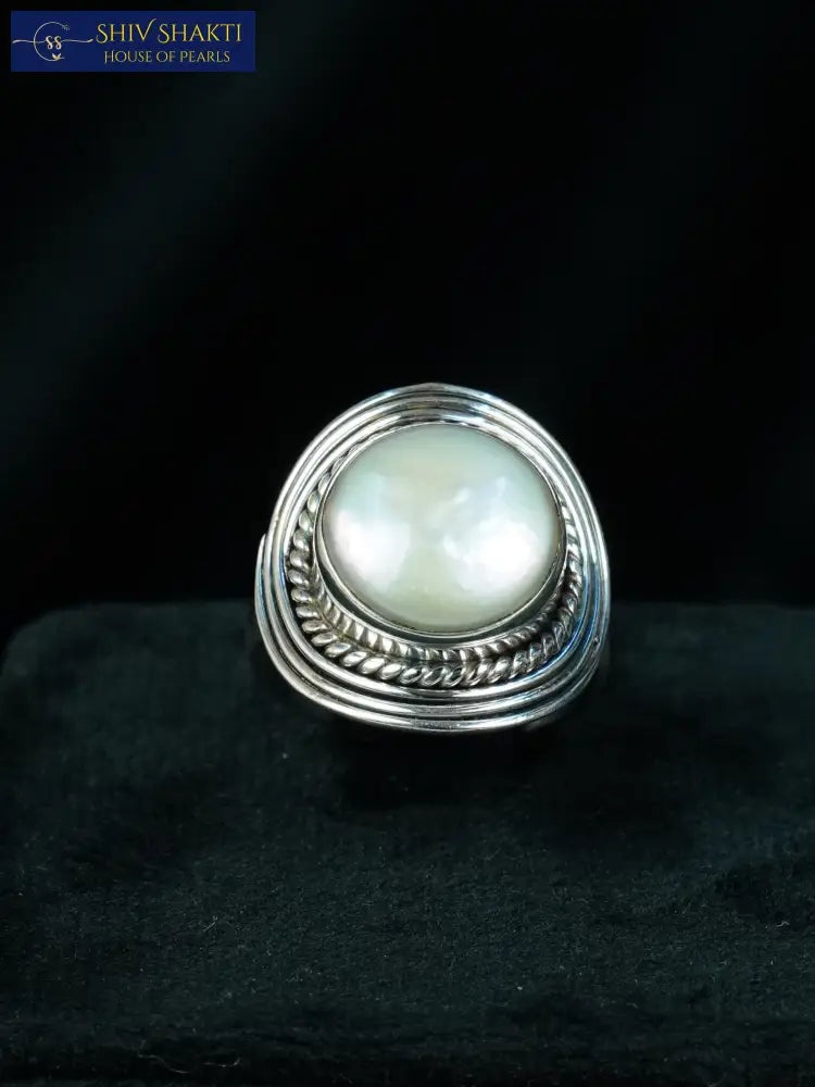 Shiv Shakti Pearls - Pure Silver Classic Elegance