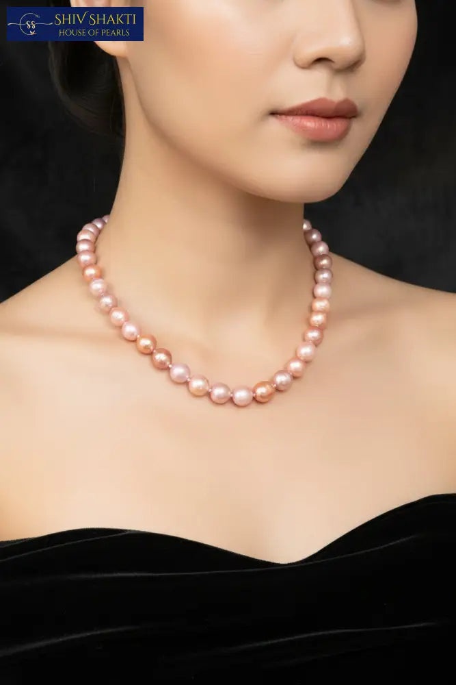 Shiv Shakti Pearls - Rainbow Pearl Mala