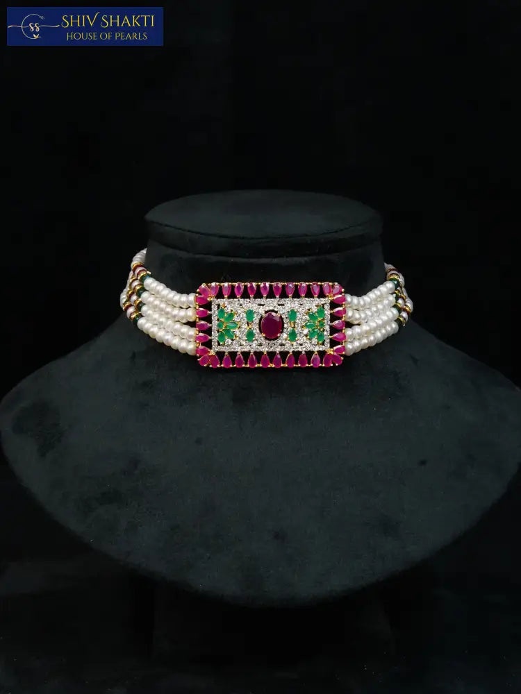 Rectangle Statement Necklace