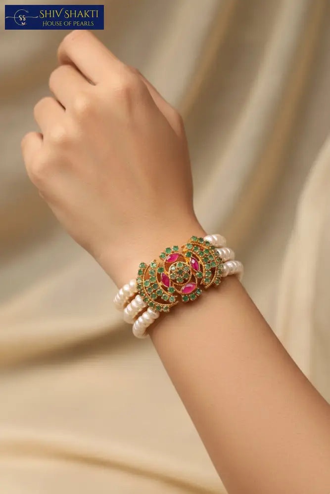 Ruby Emerald Bracelet