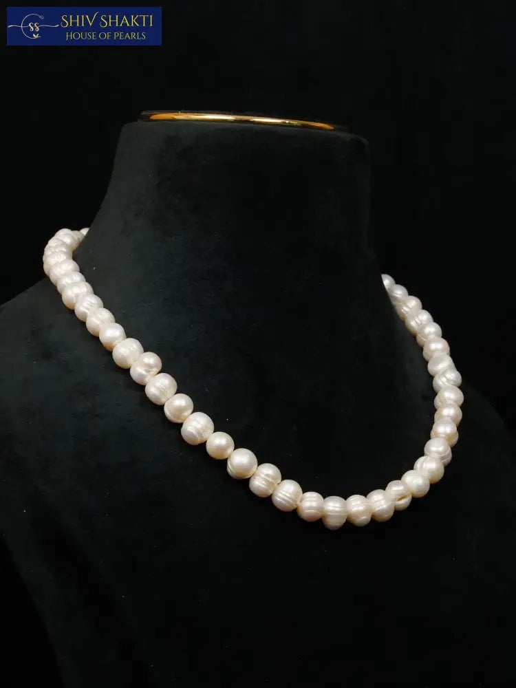 Shiv Shakti Pearls - Single Line Baroque