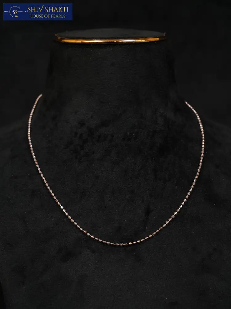 Shiv Shakti Pearls - Sparkle Chain Pure silver