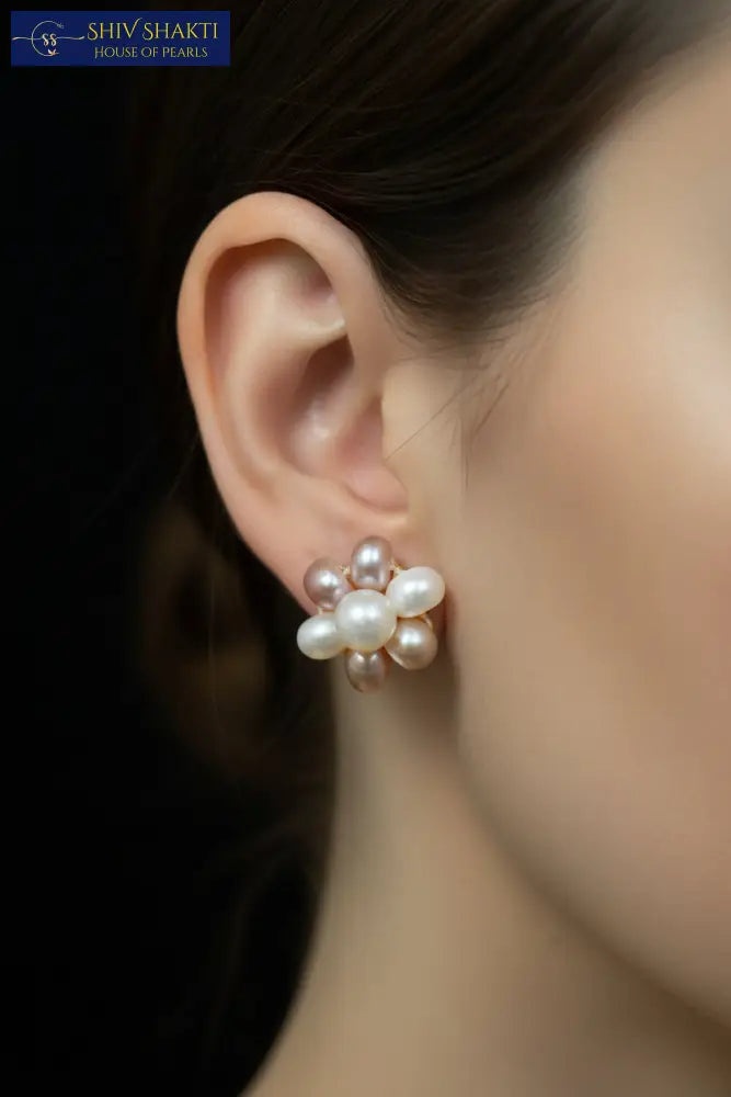 The Pearl Blossom Studs