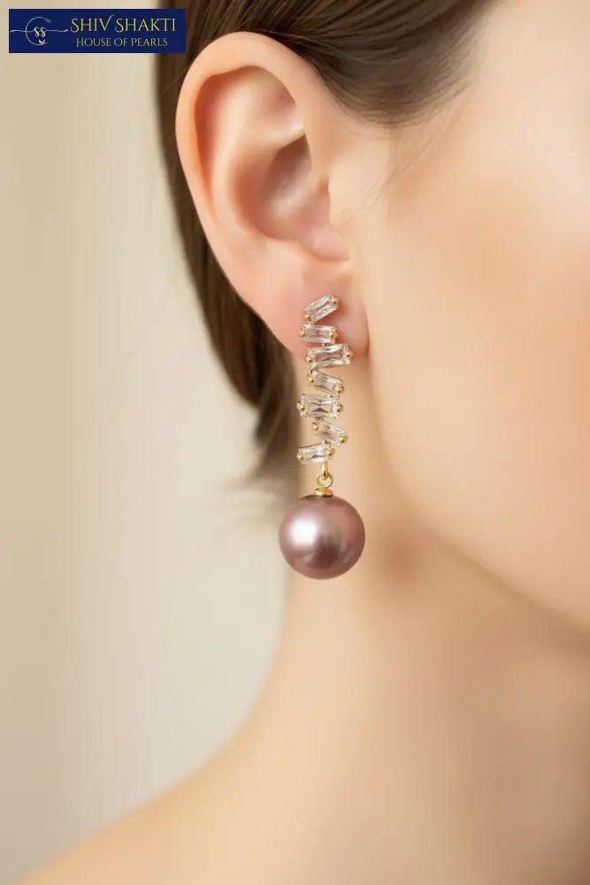 Twilight Pearl Drop Earring