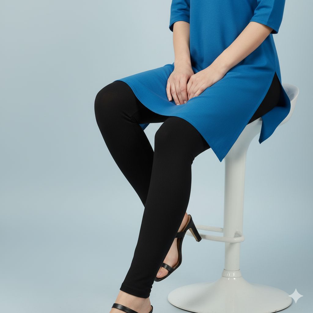 Shree Shanti Selection - Black Churidar Leggings for Women