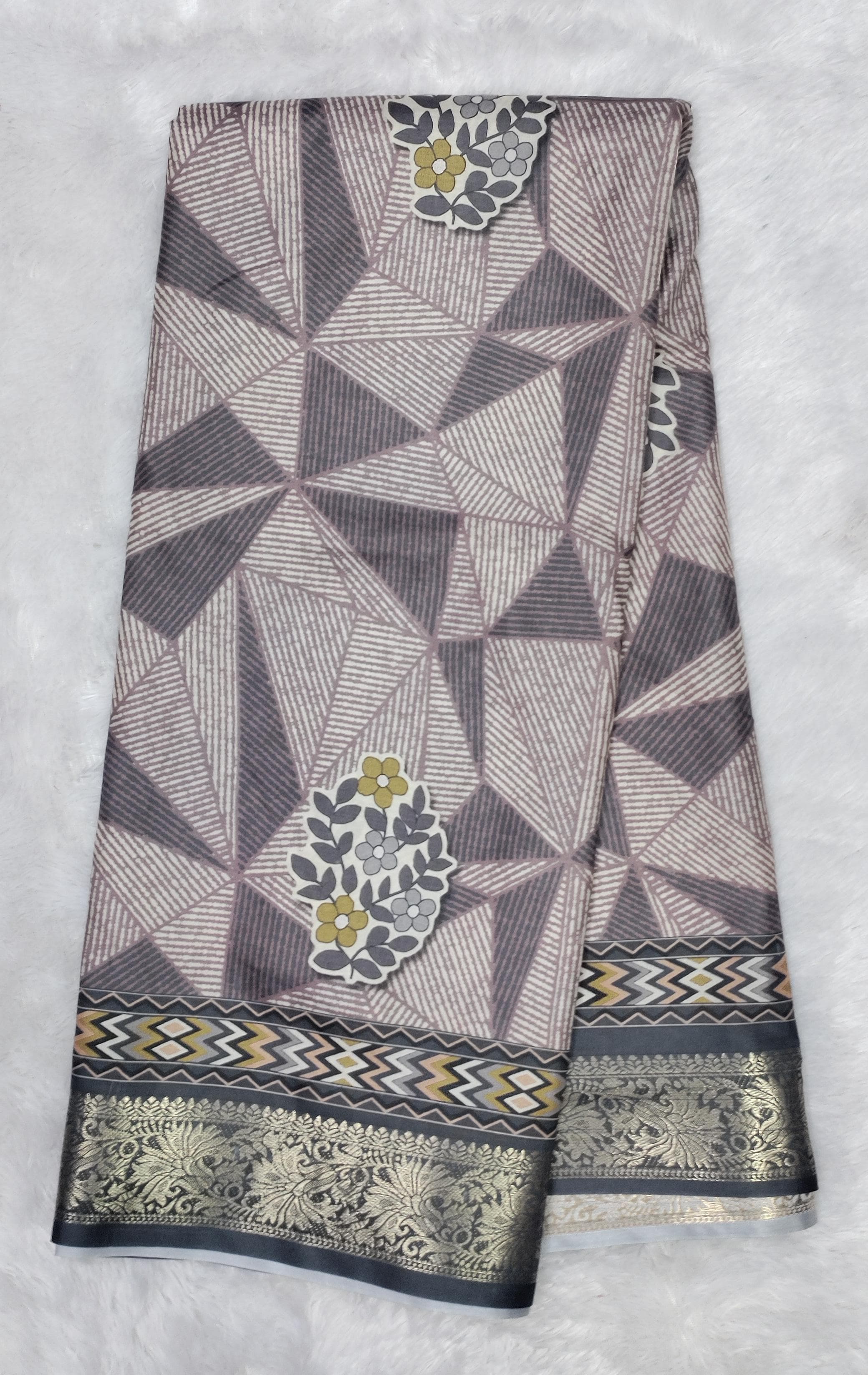 Shubh Sarees - Soft Silk Designer Saree