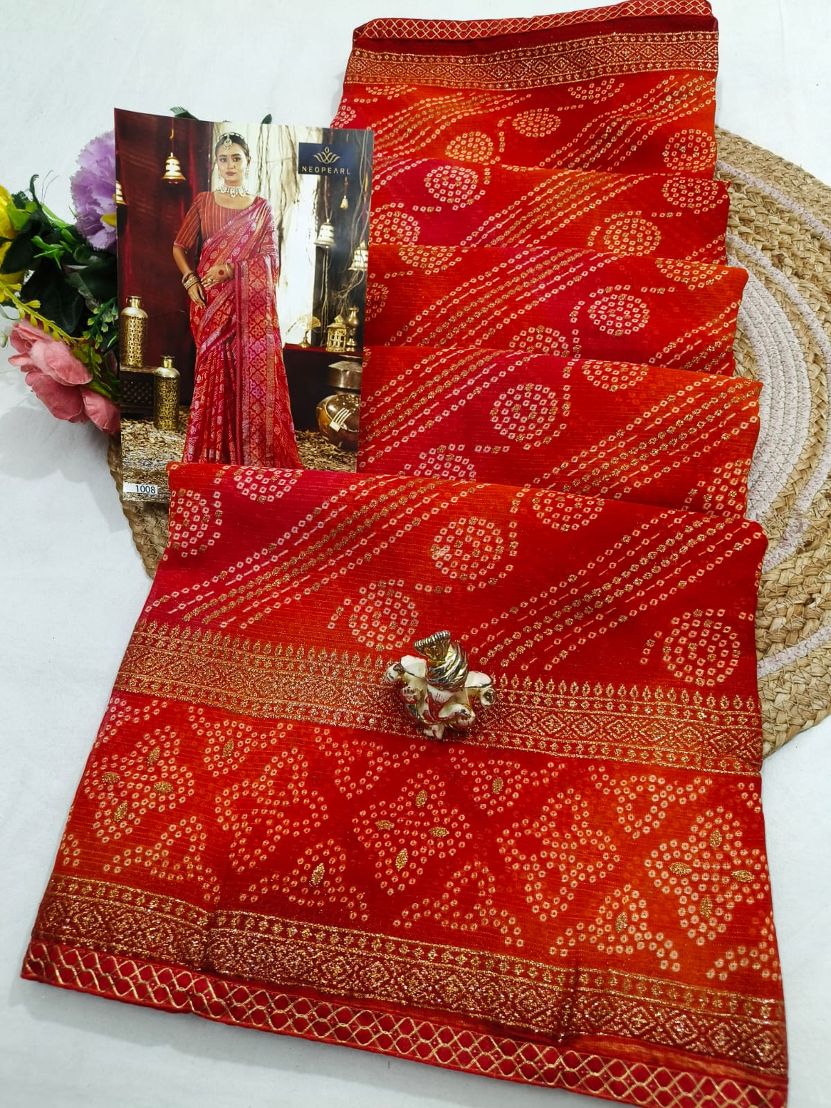 Shubh Sarees - Zomato Print Saree
