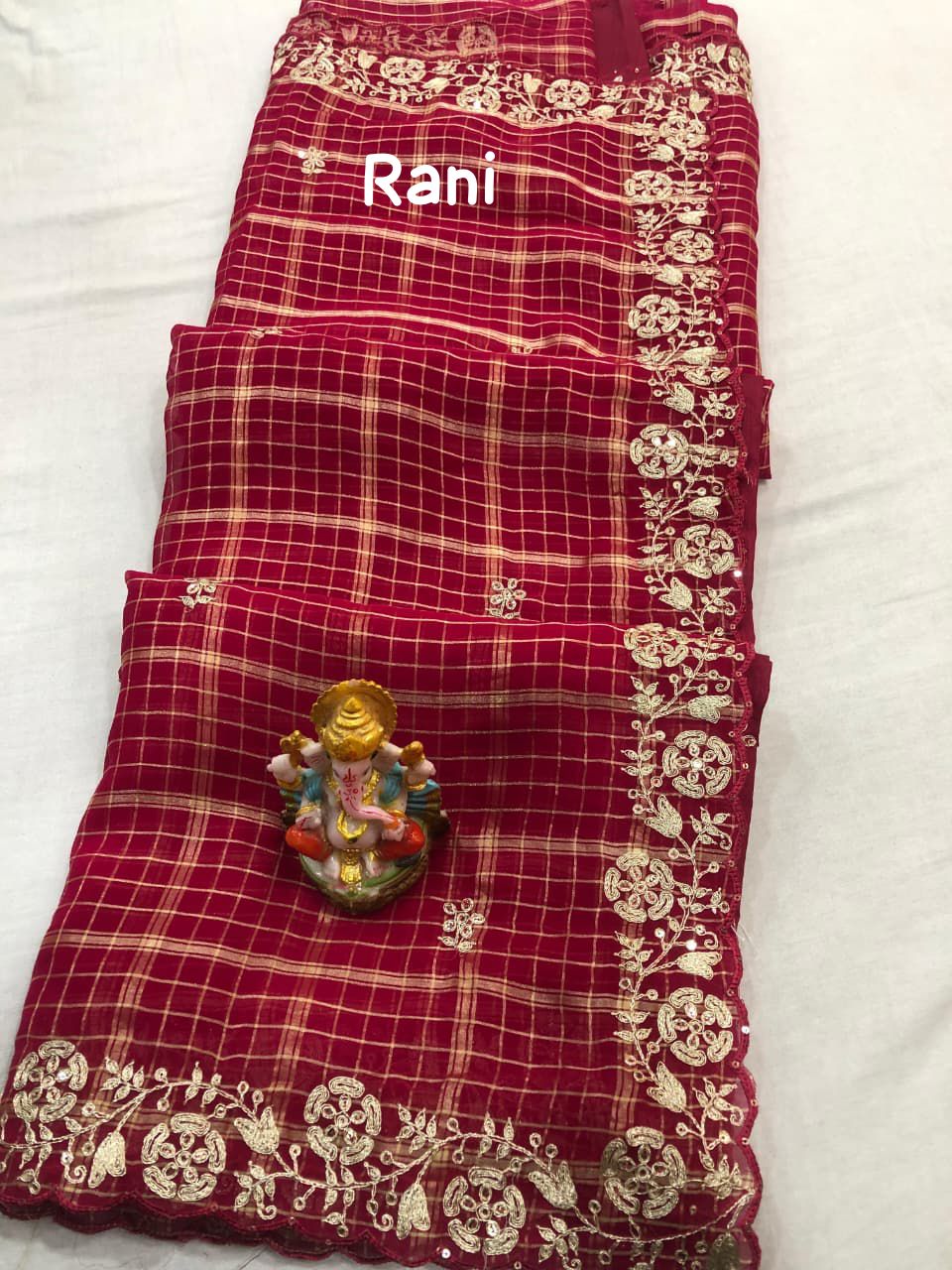 Shubh Sarees - Pita Thread Georgette Saree