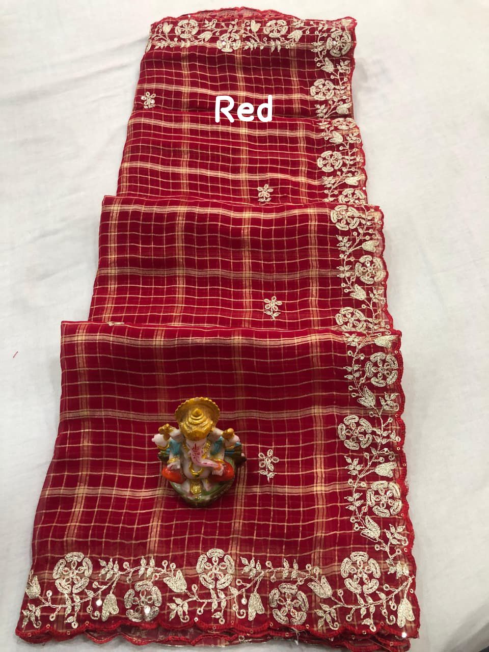 Shubh Sarees - Pita Thread Georgette Saree