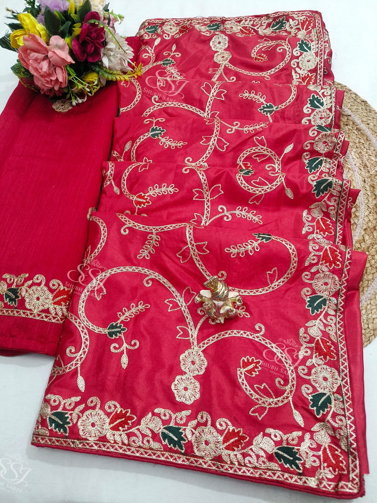 Shubh Sarees - Ho Silk Pita Saree