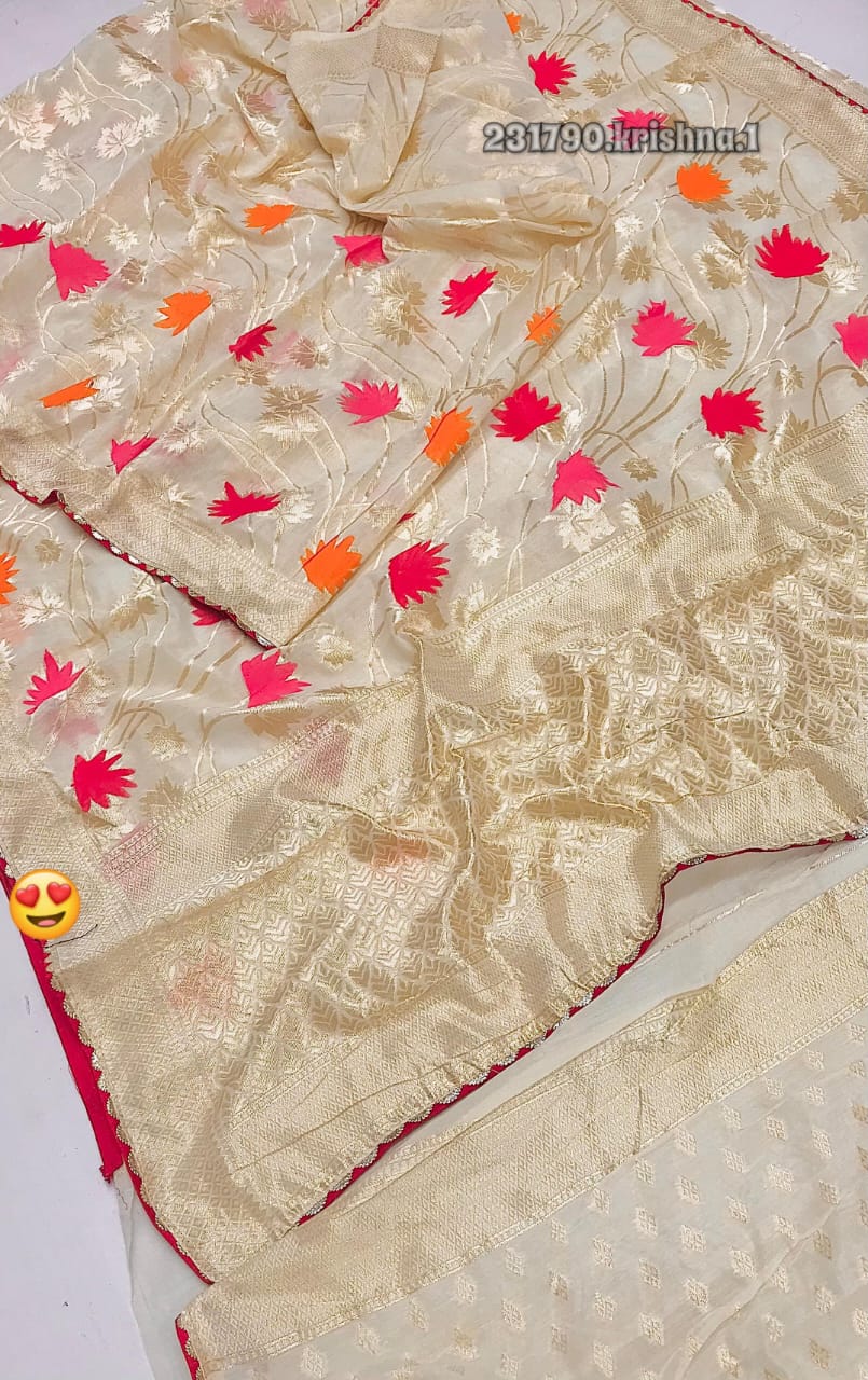 Shubh Sarees - Cotton Silk Brasso Saree