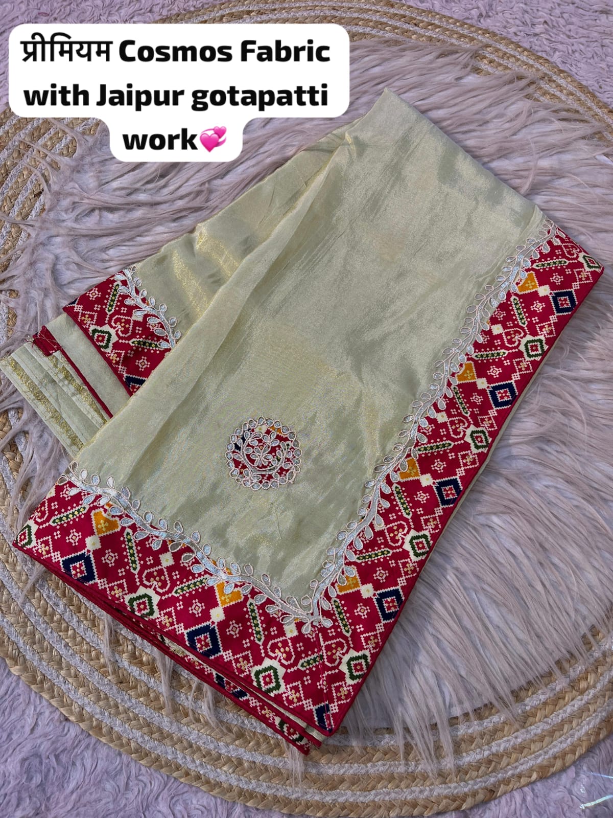 Cosmos Gotapatti Saree