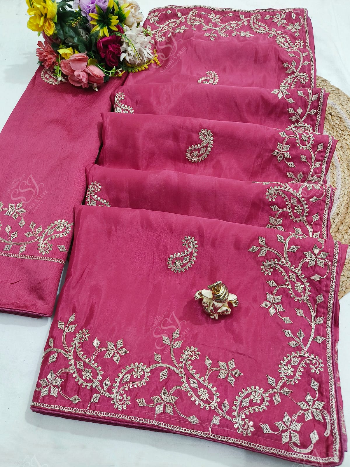 Shubh Sarees - Pure Ho Silk Saree