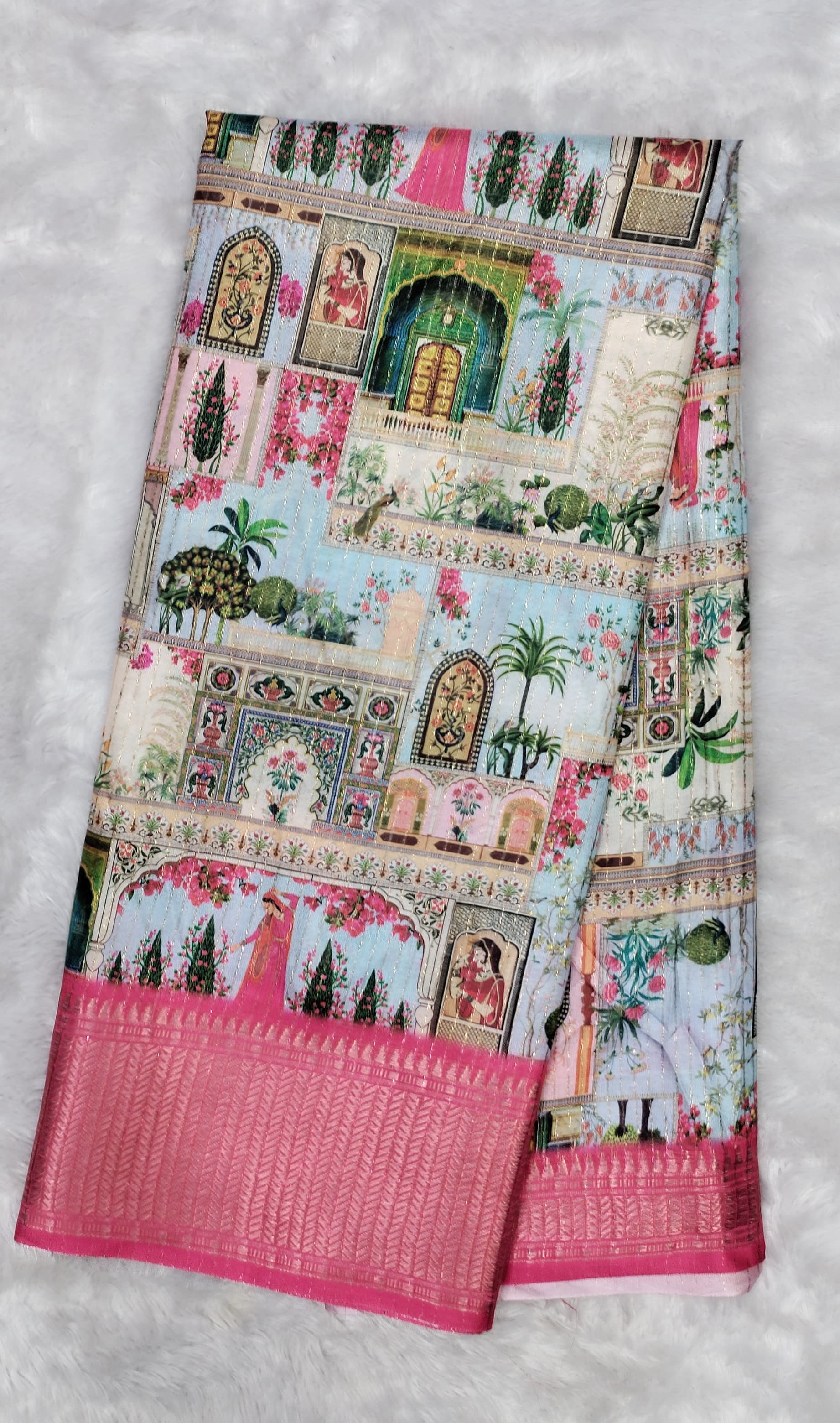 Dola Jari Digital Saree