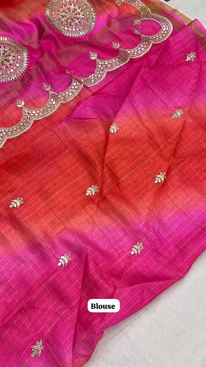Kota Doriya Zari Saree