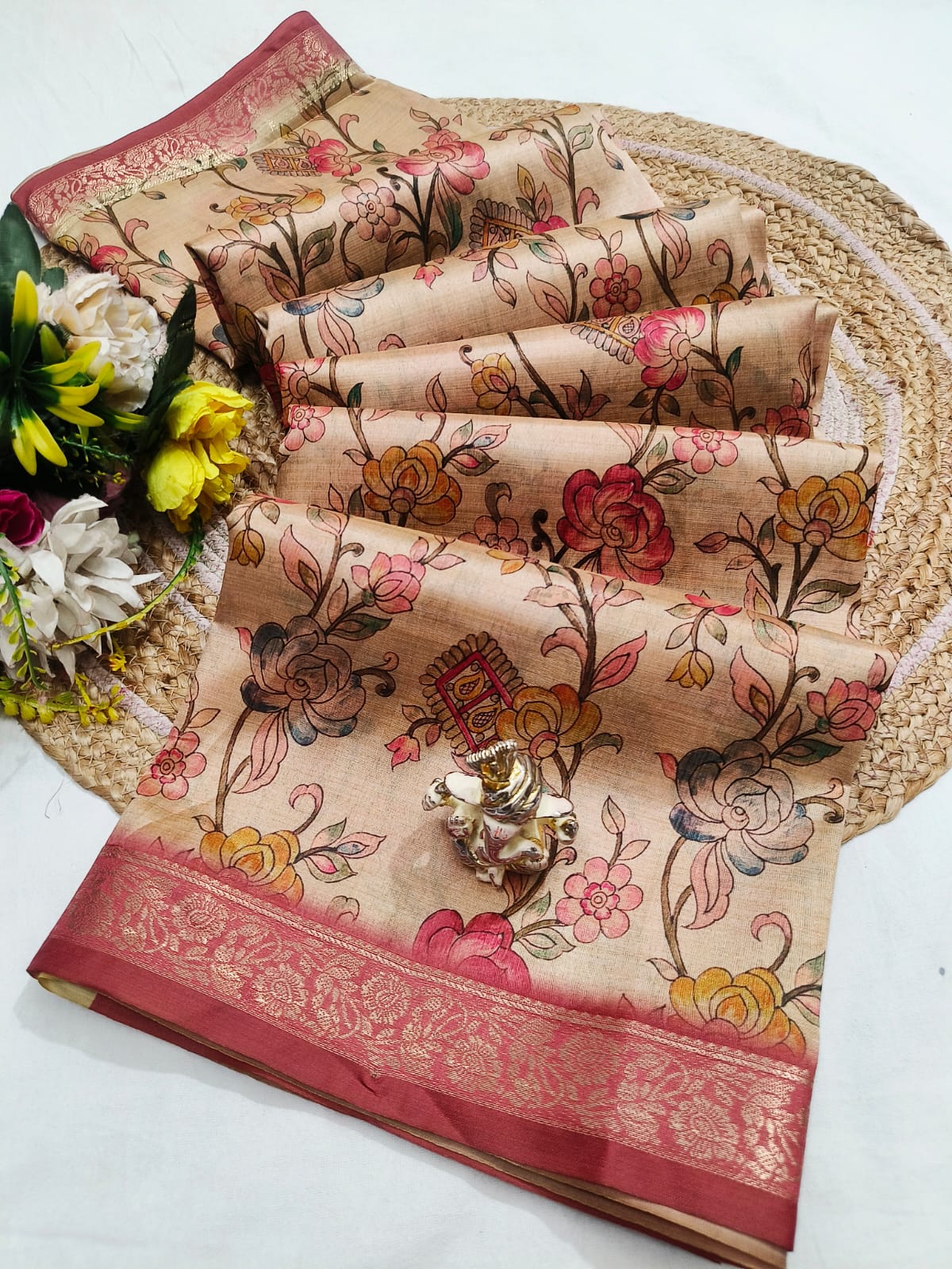 Shubh Sarees - Cotton Silk Printed Saree