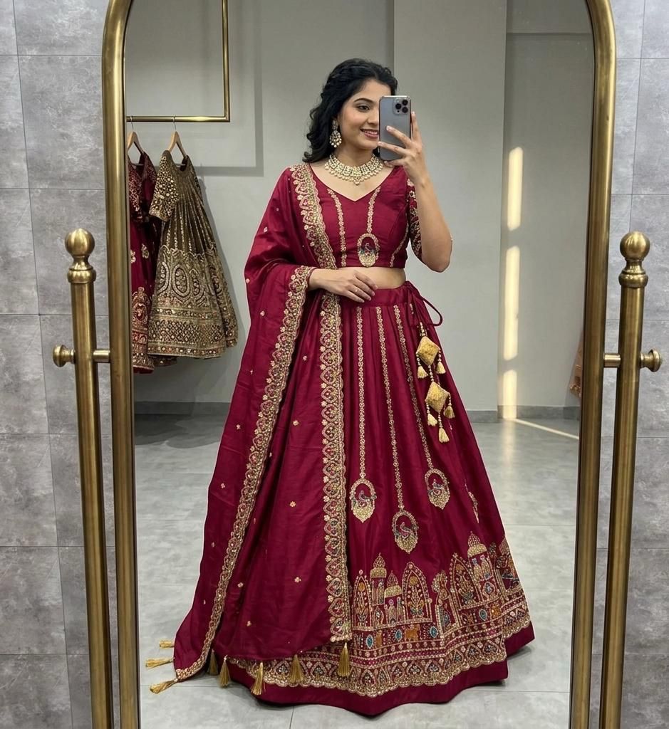 Vichitra Silk Chaniya Choli