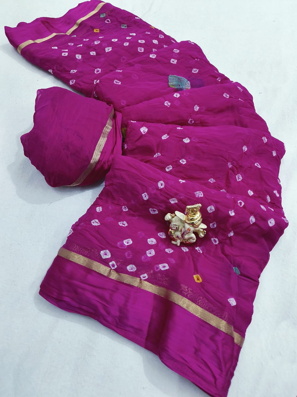 Bandhani Chiffon Saree