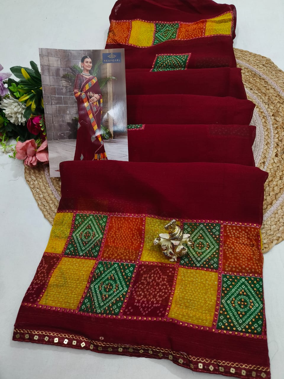 Printed Designer Saree