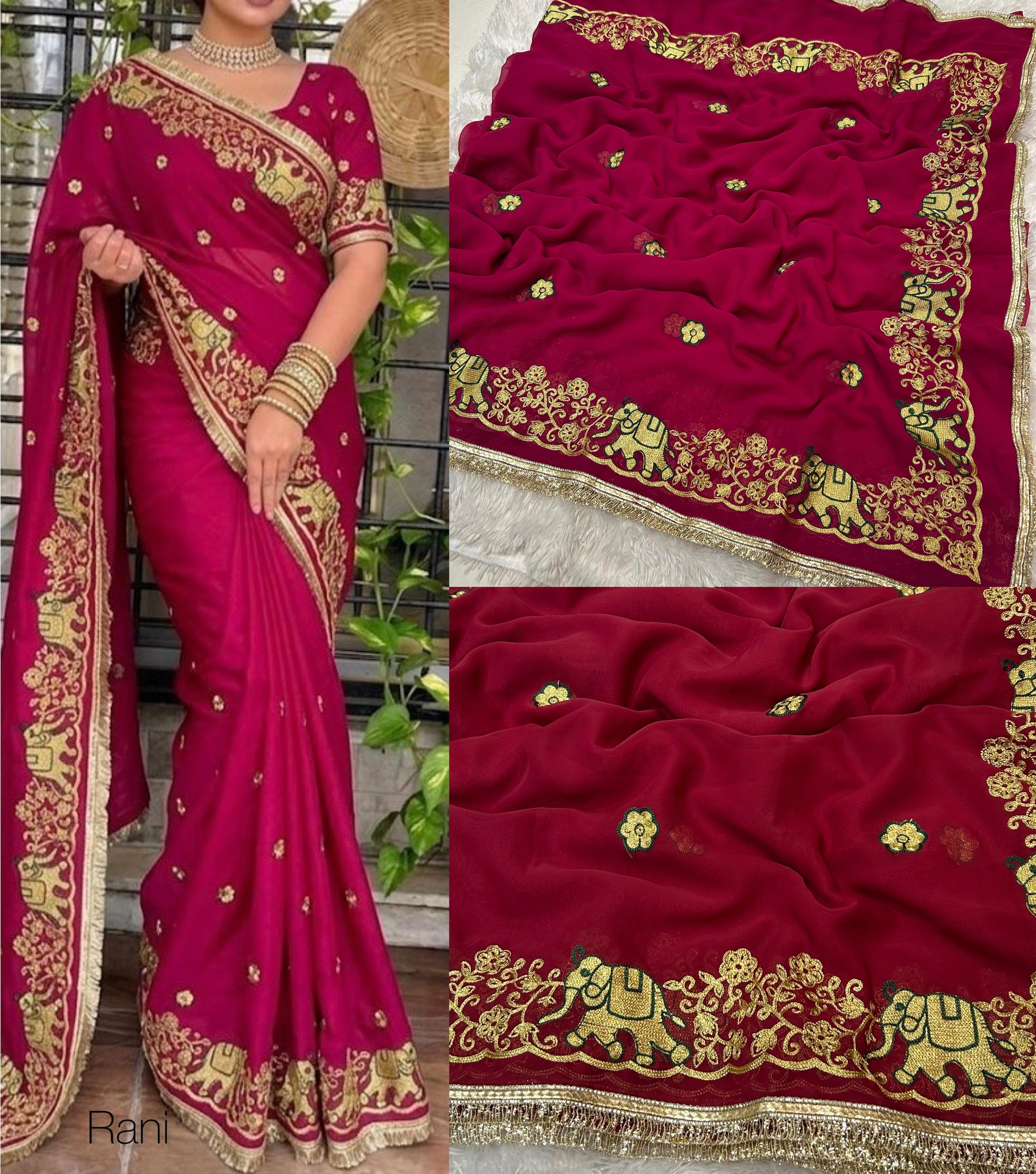 Royal Georgette Saree