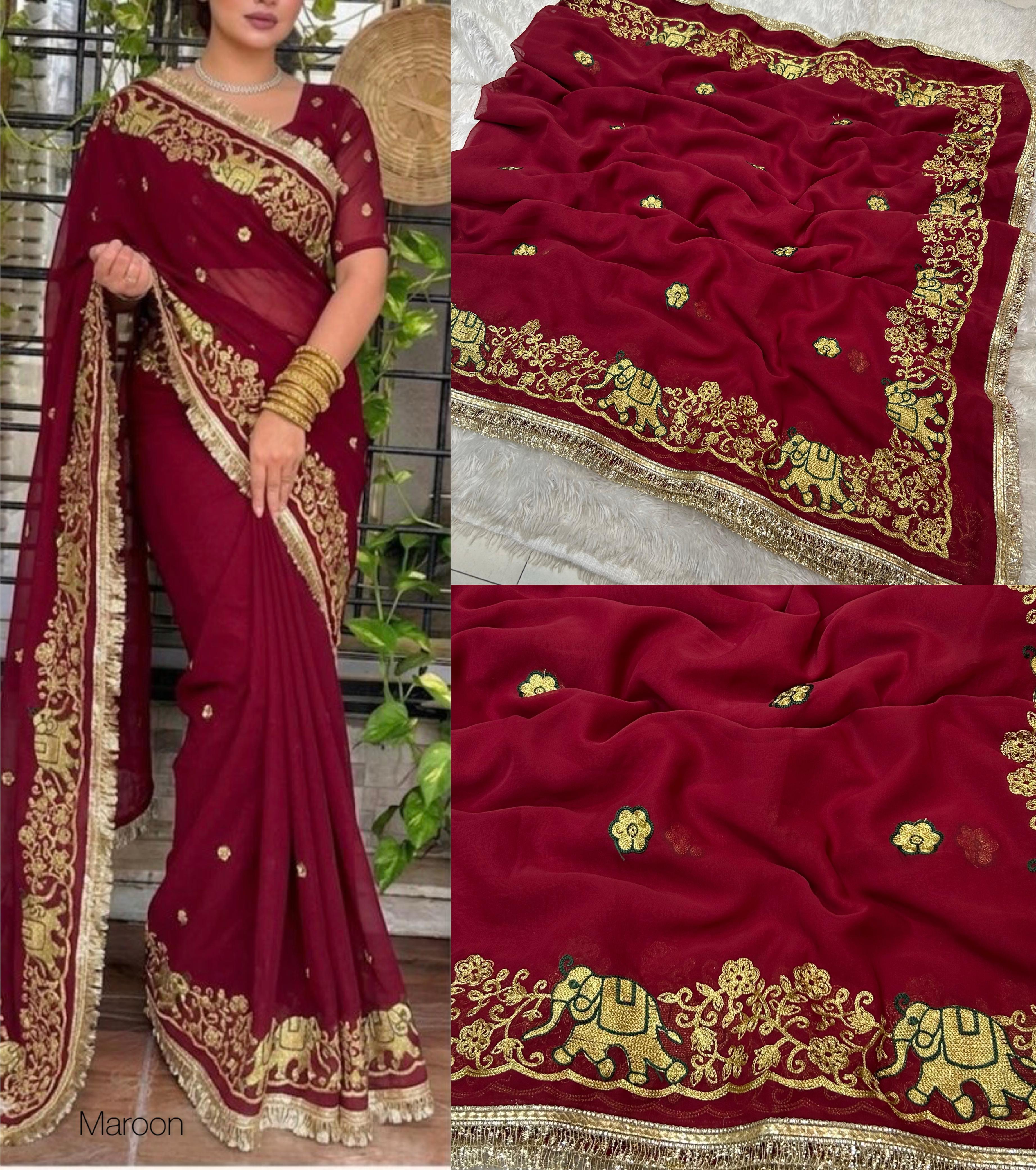 Royal Georgette Saree