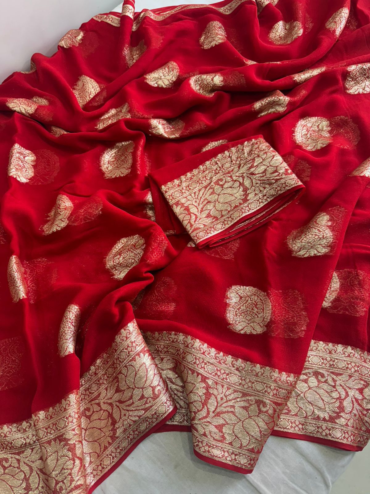 Viscose Georgette Saree