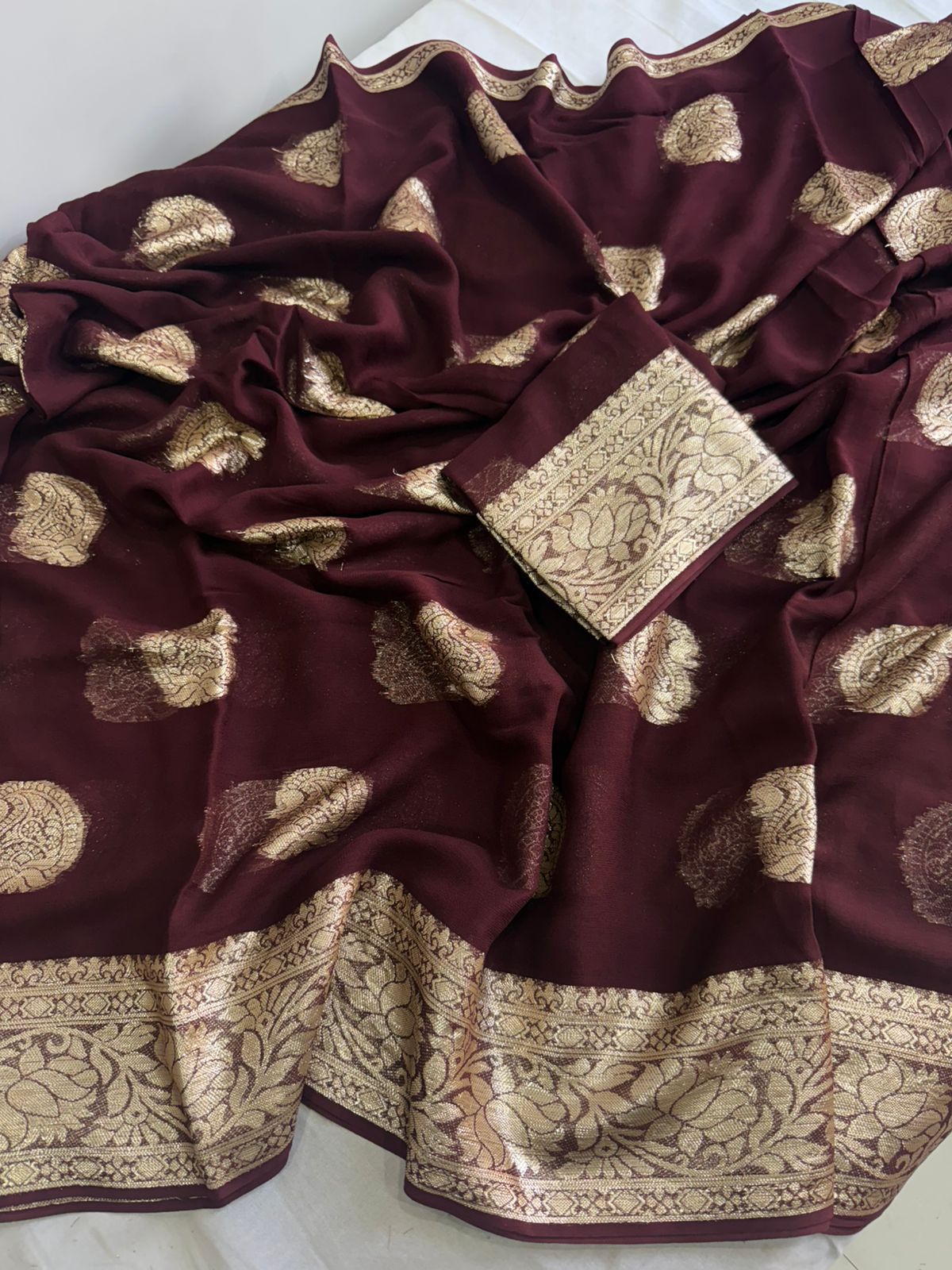 Viscose Georgette Saree