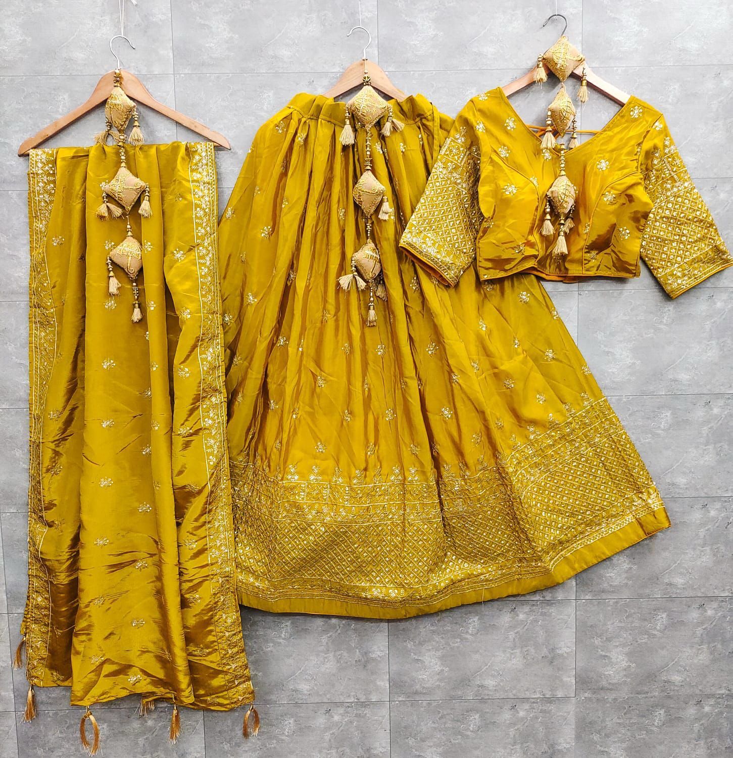 Silk Sequence Lehenga