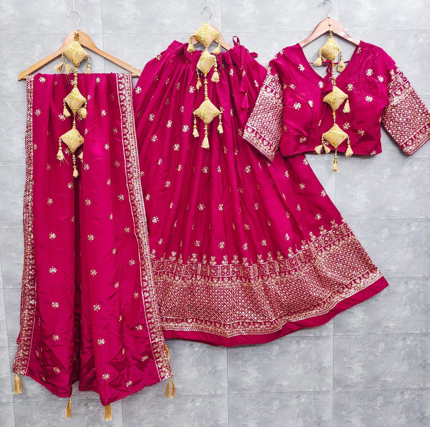 Silk Sequence Lehenga