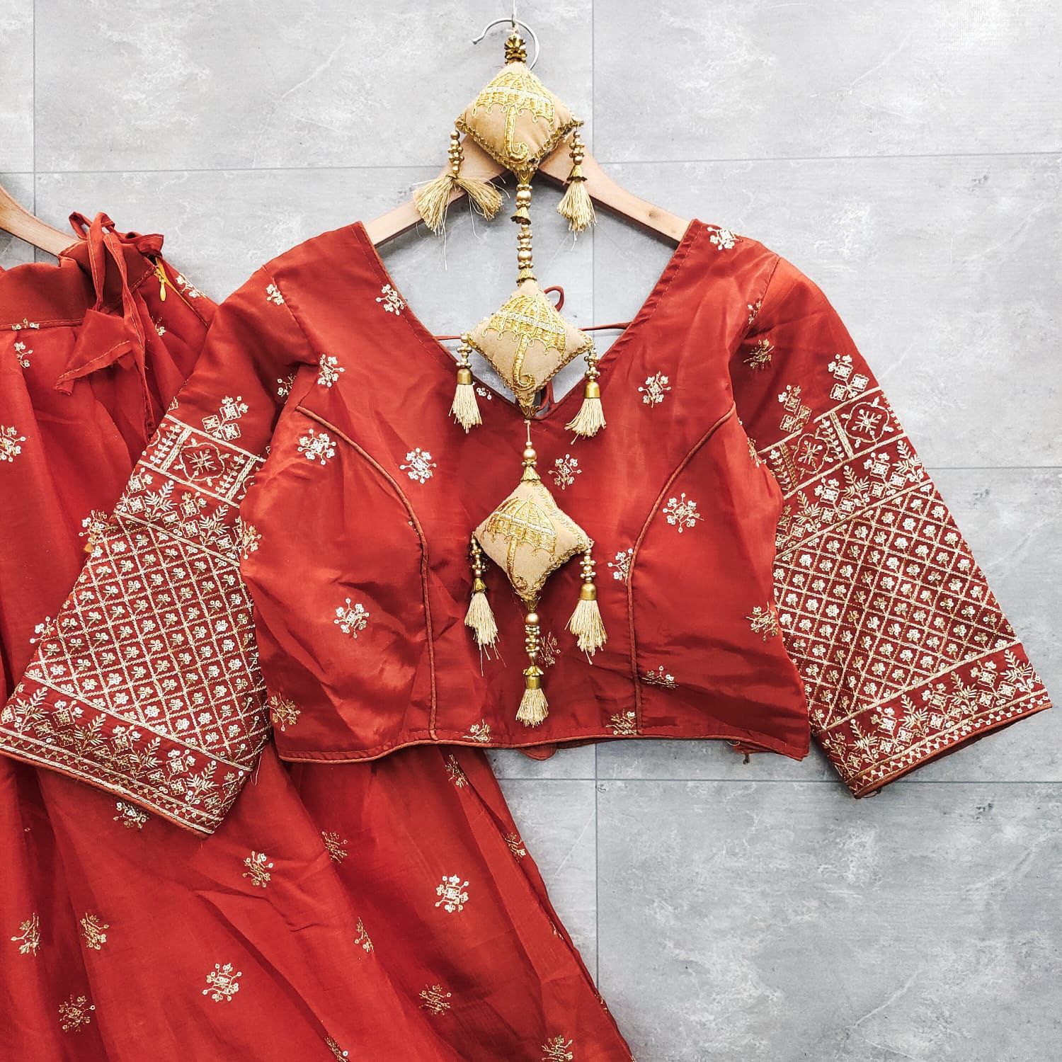 Silk Sequence Lehenga