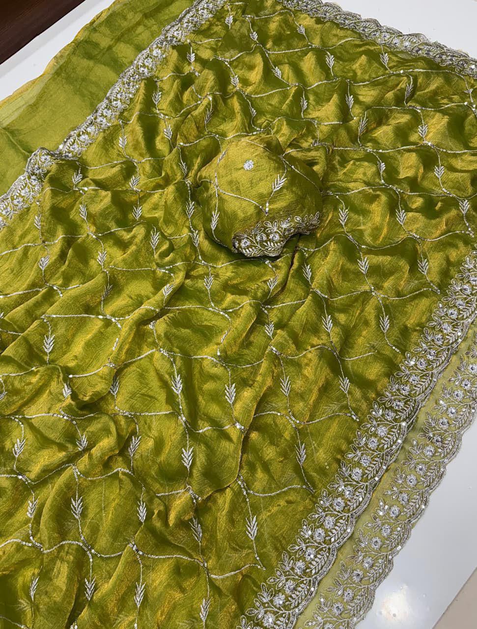 Chiffon Sequence Saree