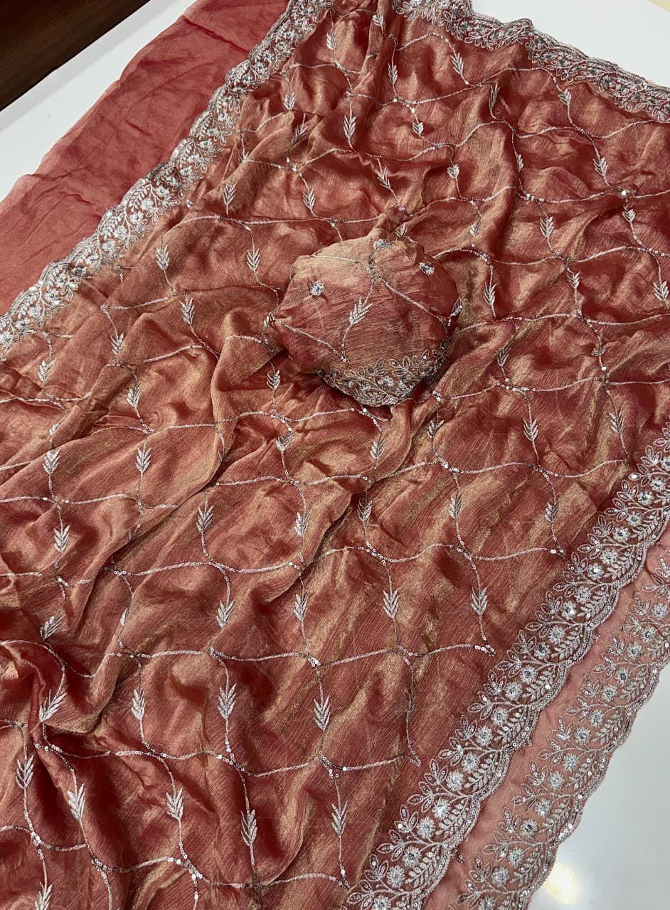 Chiffon Sequence Saree