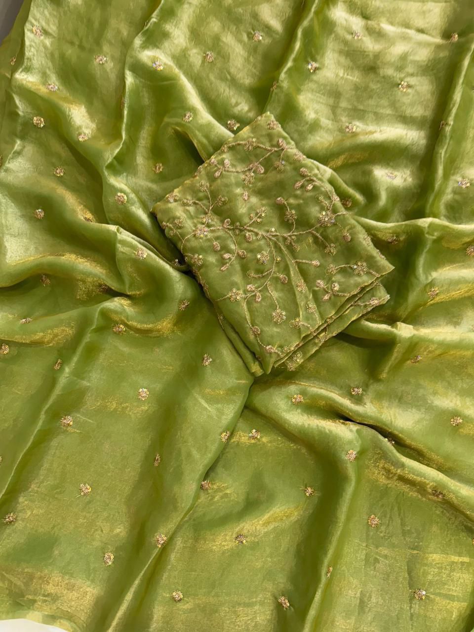 Sattin Sequence Saree