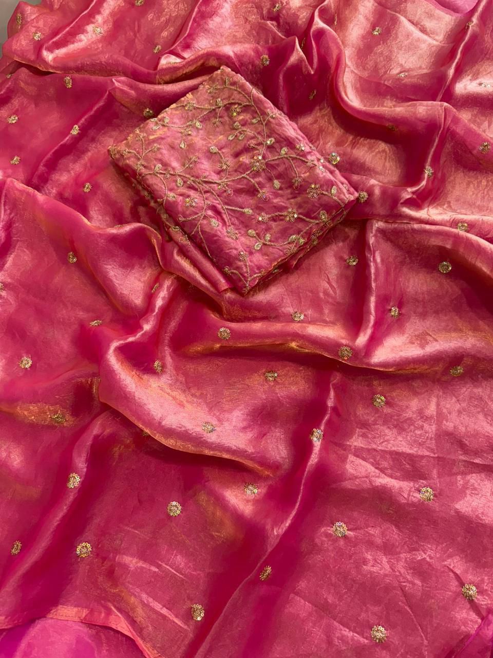 Sattin Sequence Saree