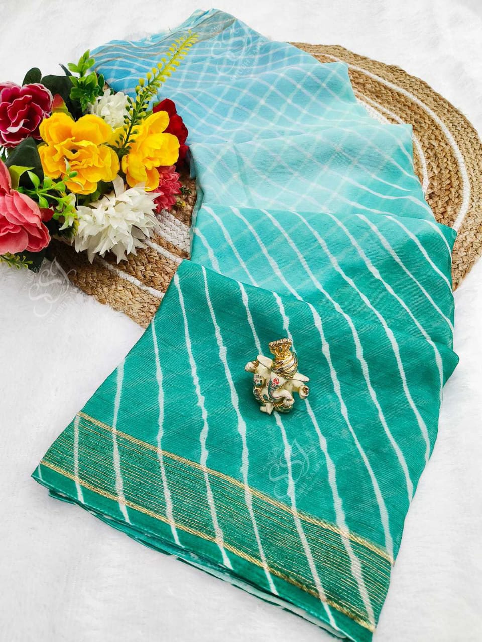 Leheriya Designer Saree