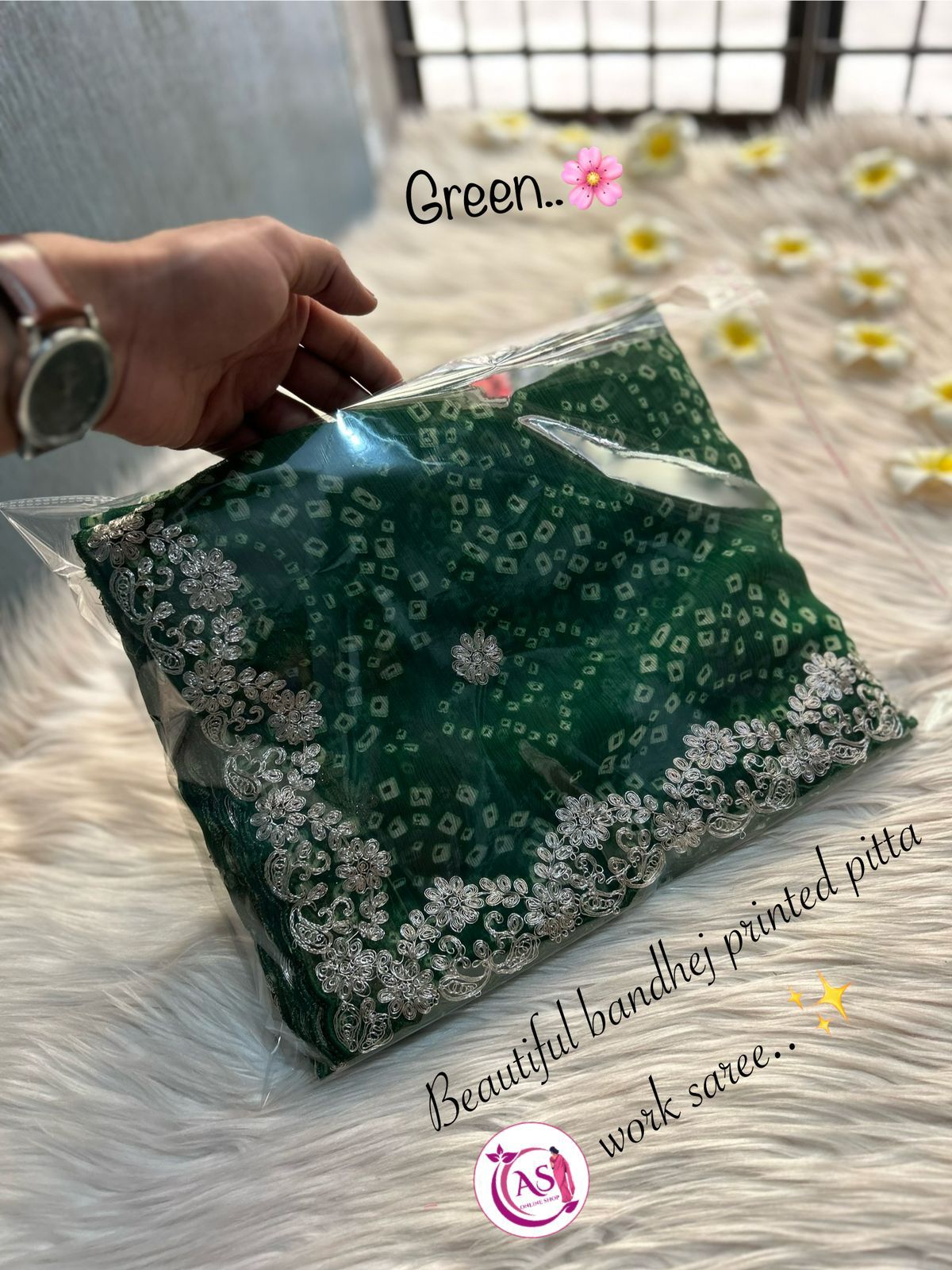 Chiffon Bandhej Saree