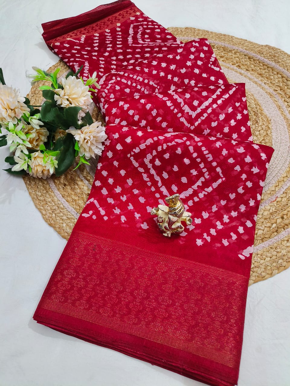 Cotton Jacquard Saree