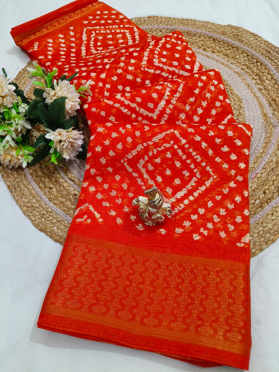 Cotton Jacquard Saree
