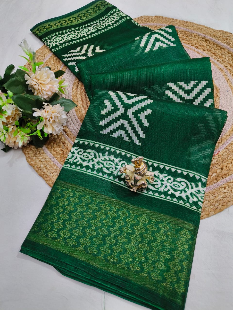 Cotton Jacquard Saree