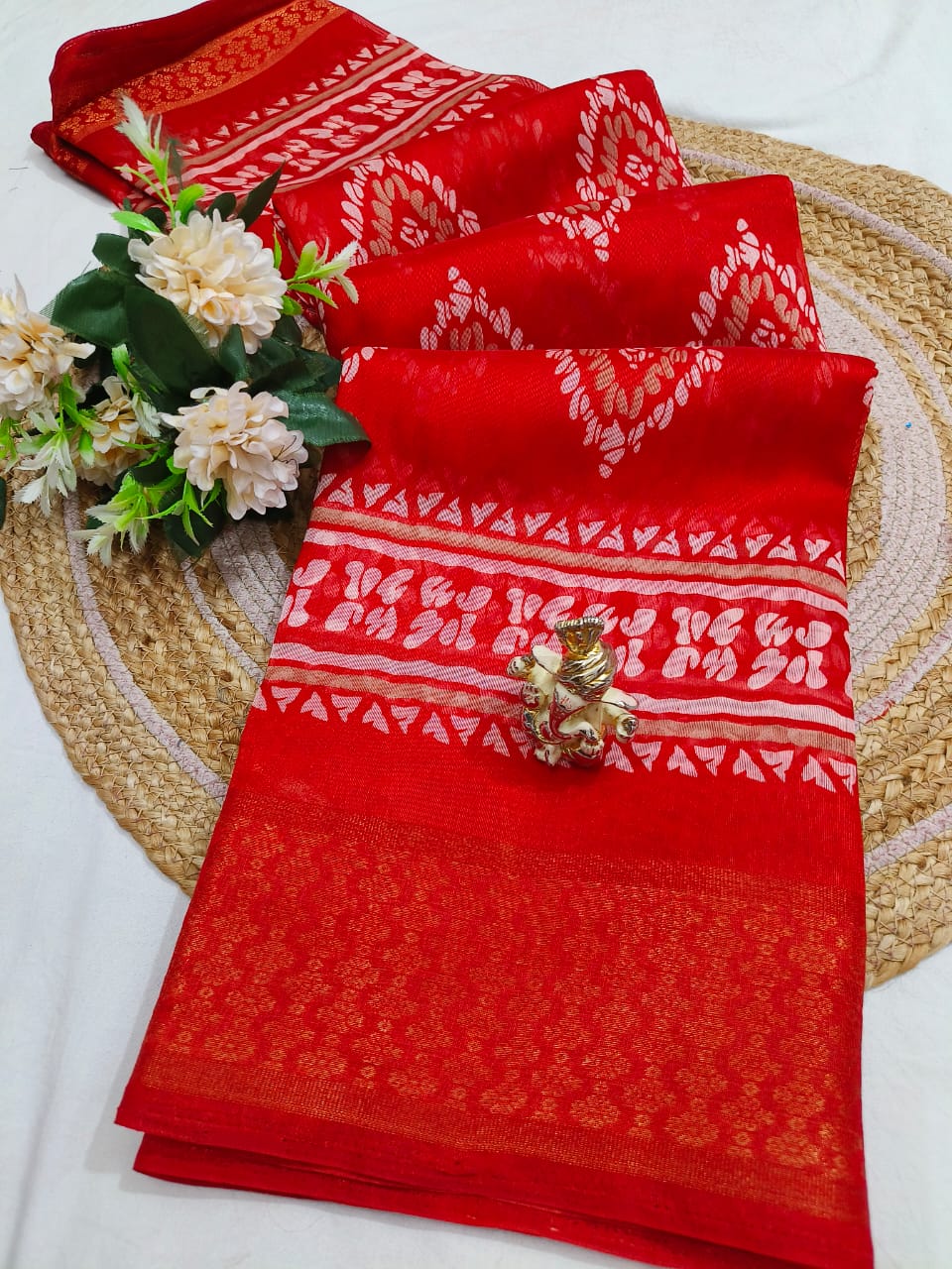 Cotton Jacquard Saree