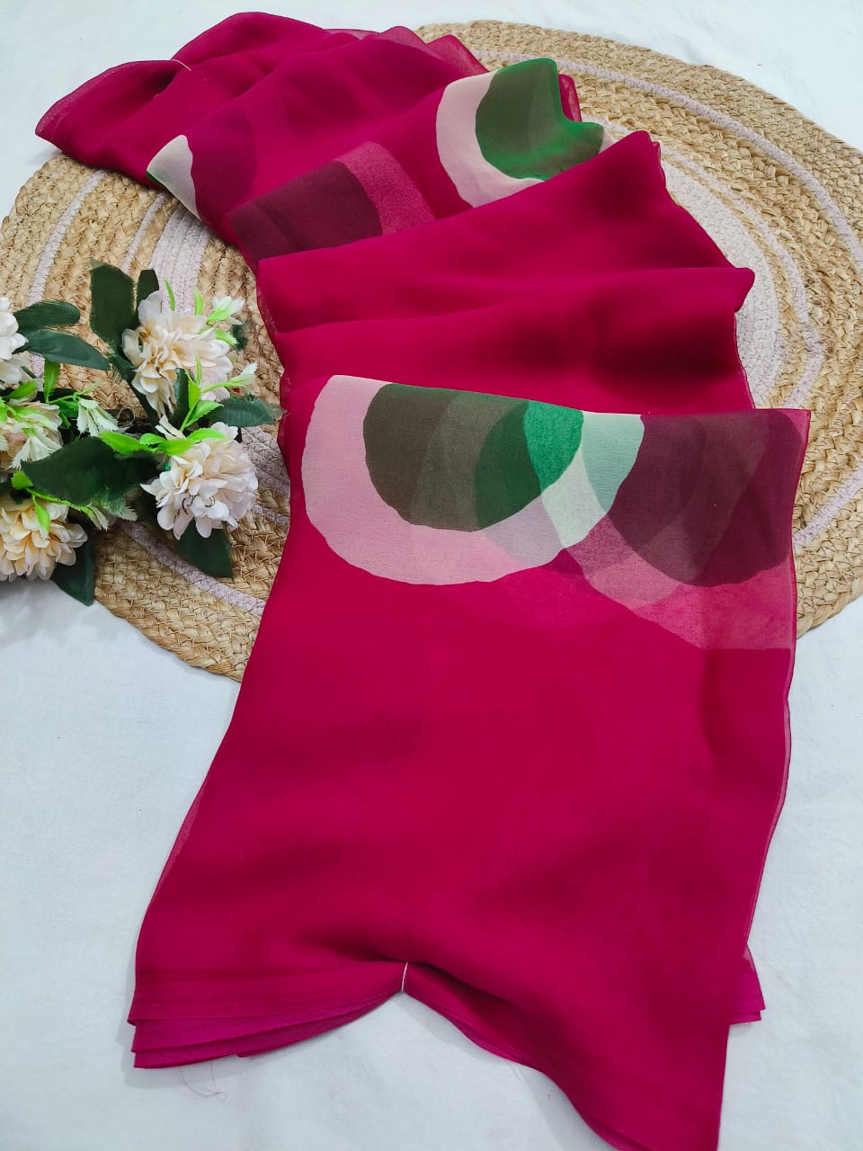 Georgette Printed Saree