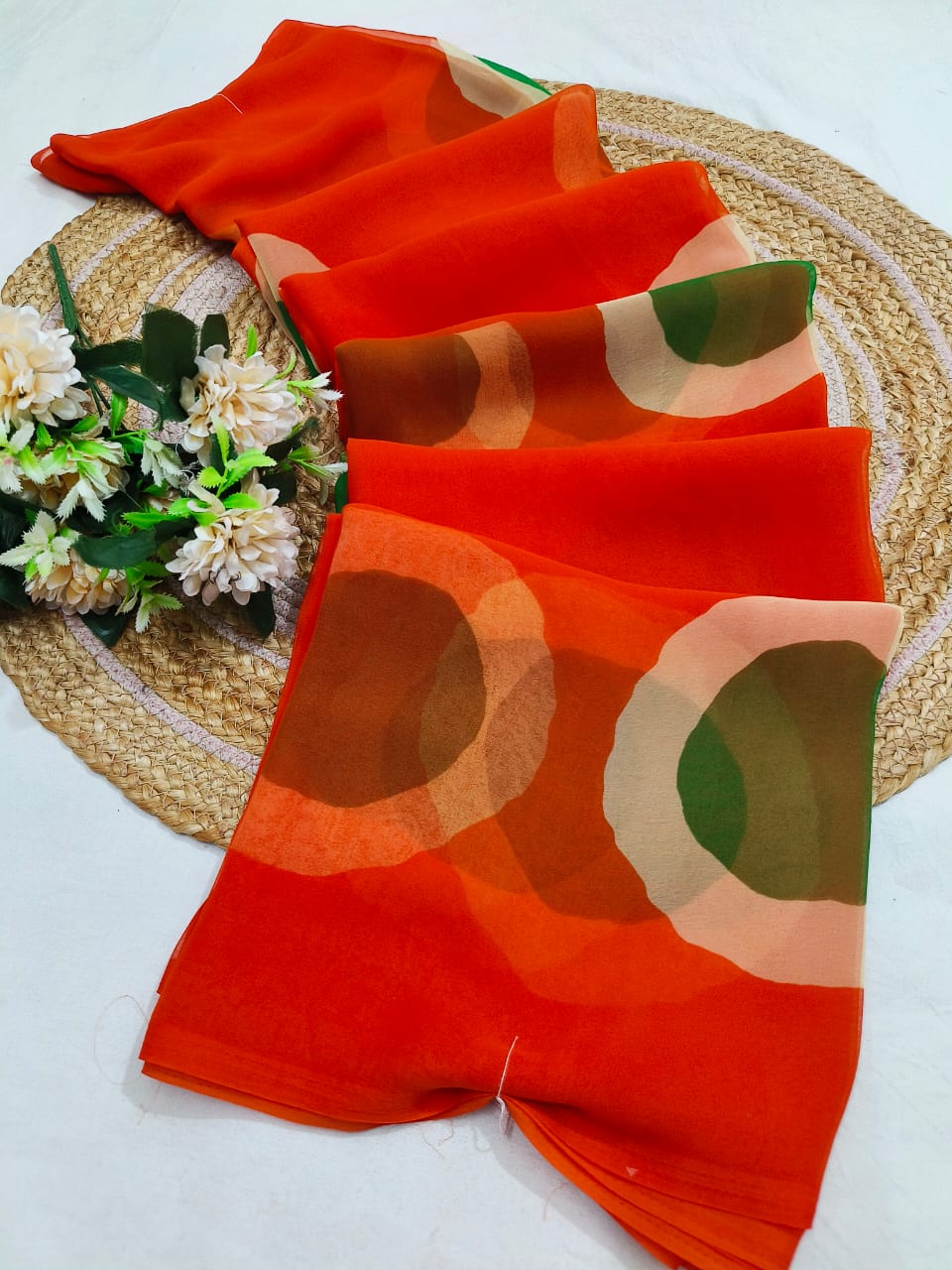 Georgette Printed Saree