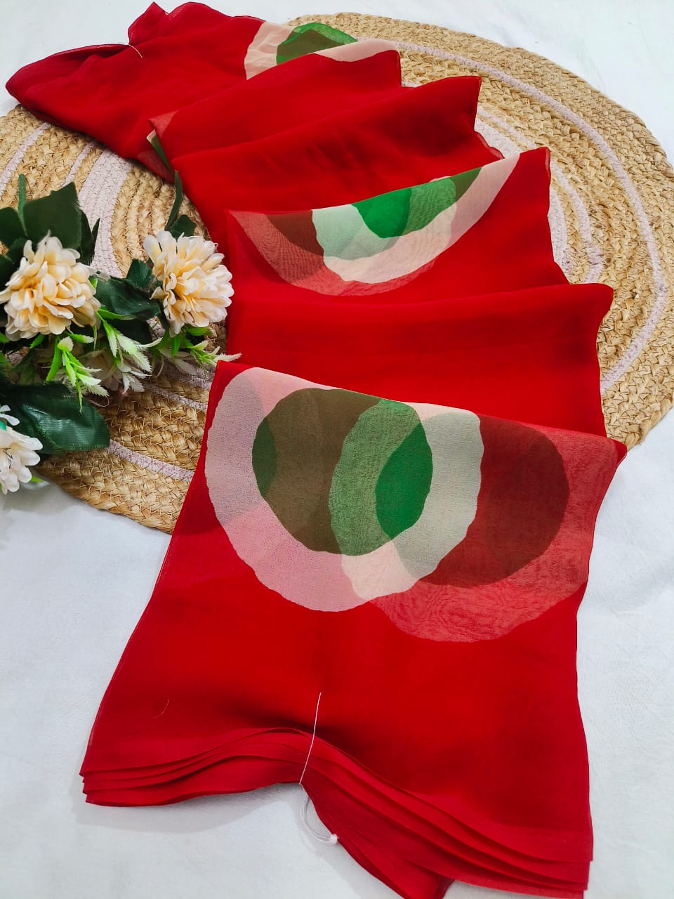 Georgette Printed Saree