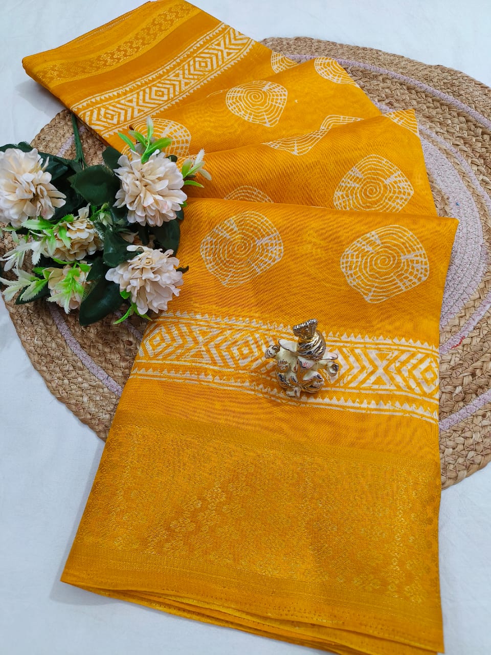 Shubh Sarees - Cotton Jacquard Saree