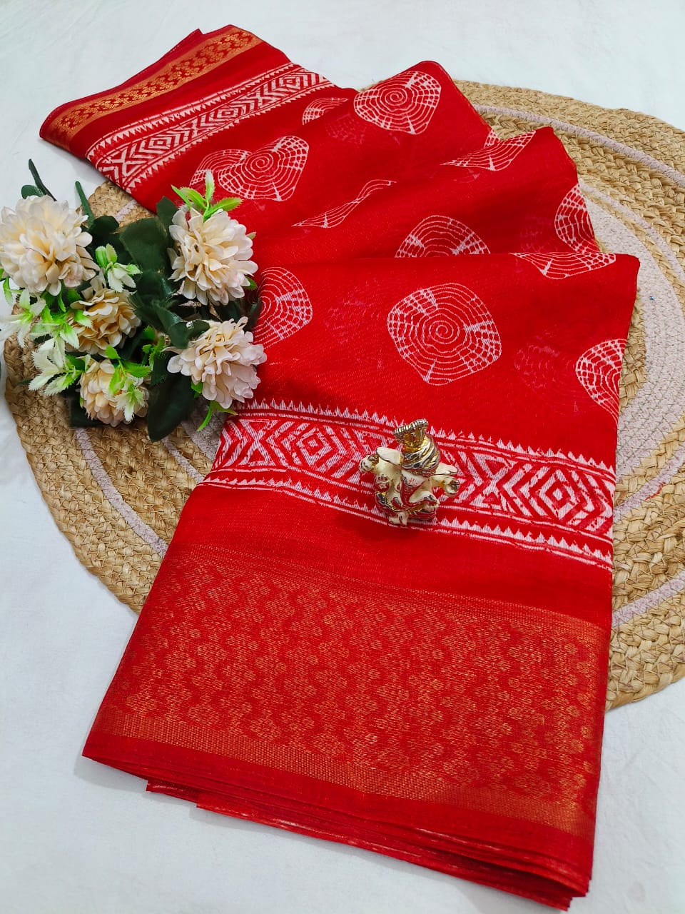 Cotton Jacquard Saree