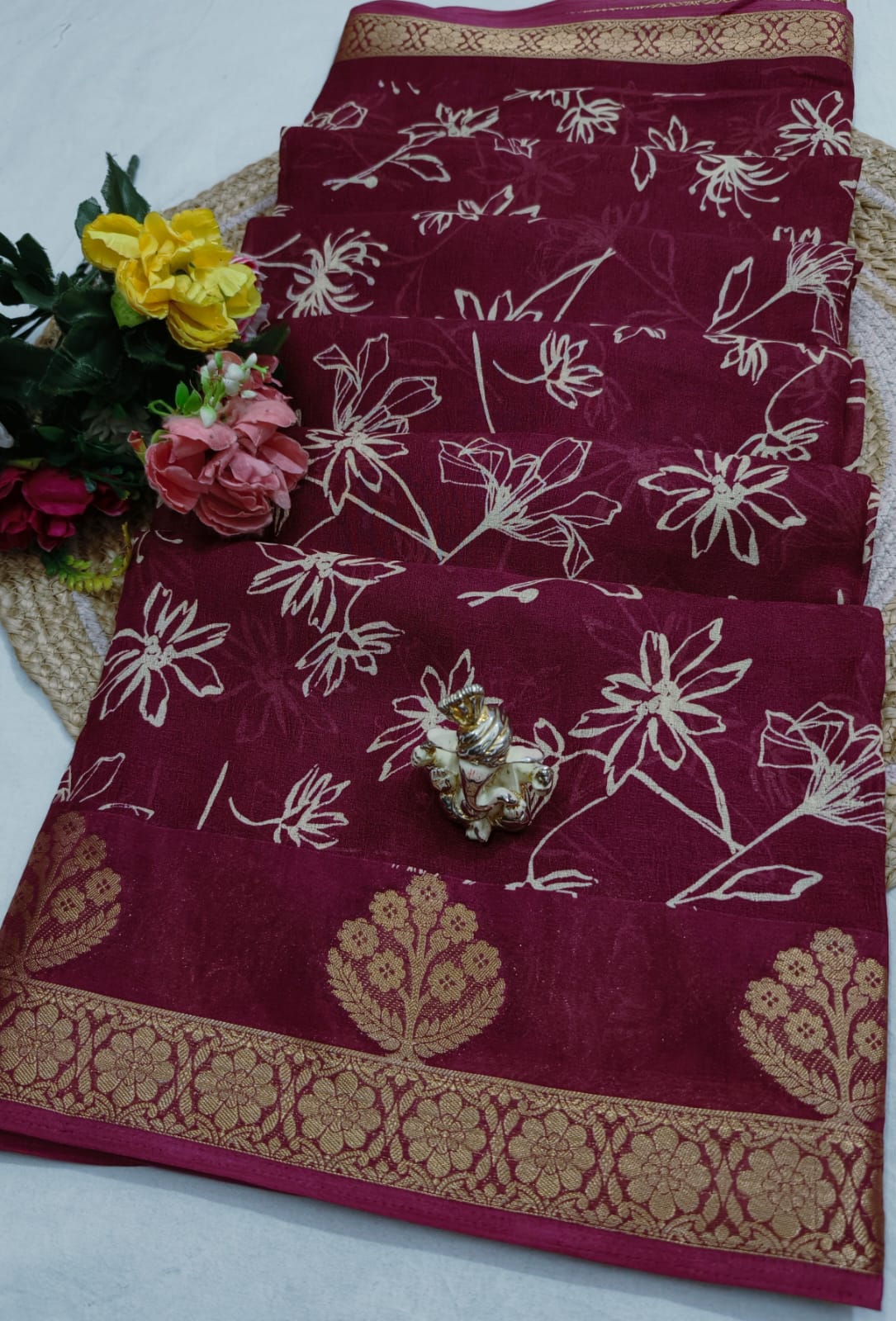 Georgette Printed Saree