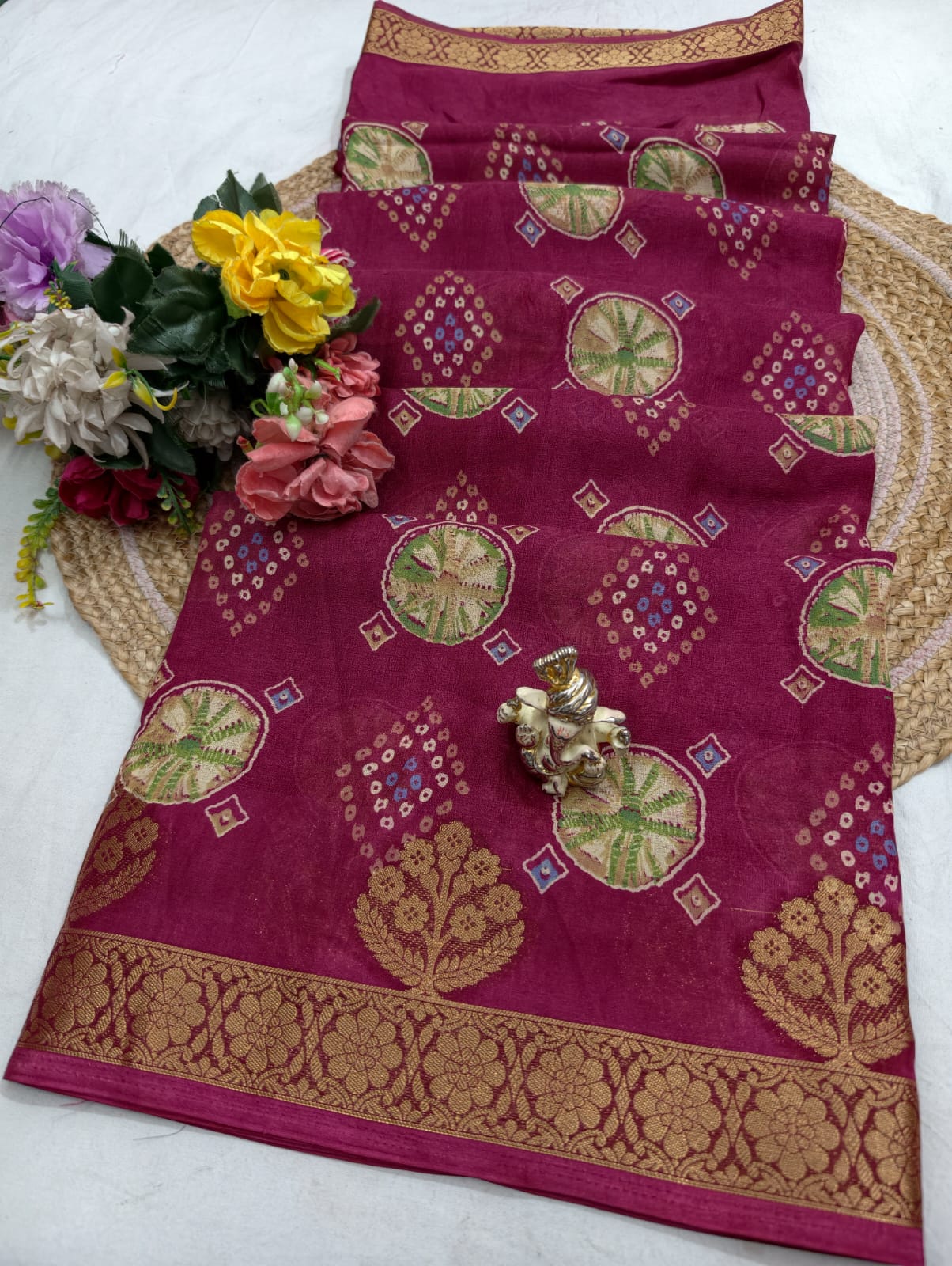 Georgette Printed Saree